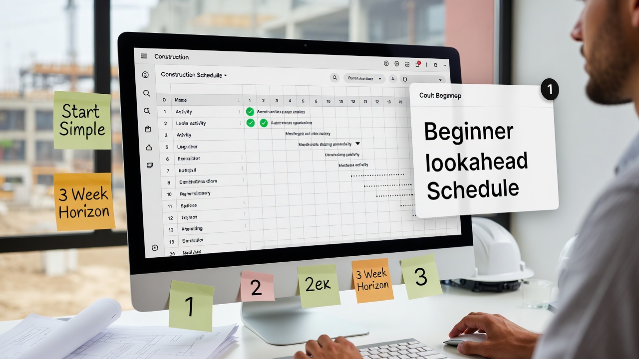 Building Your First Lookahead with Construction Lookahead Software
