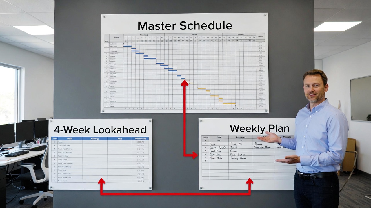 How Weekly Work Plans Connect to Lookahead Schedules
