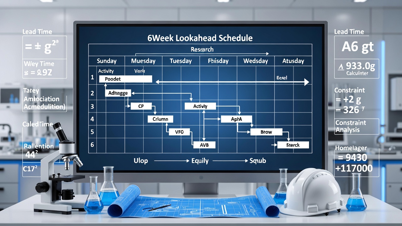 The Science Behind 6 Week Lookahead Schedule Effectiveness
