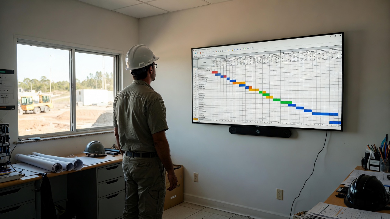 Three-week lookahead schedule guide