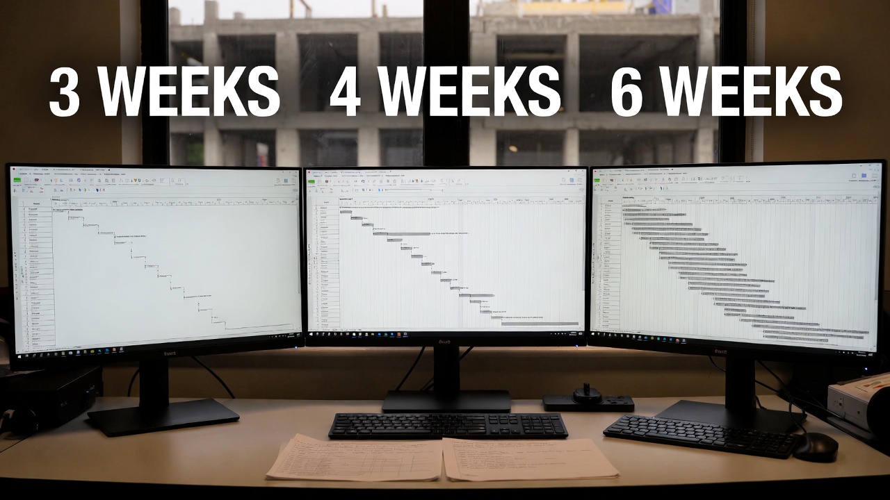 Understanding Lookahead Schedule Horizons: 3, 4, and 6 Week Options